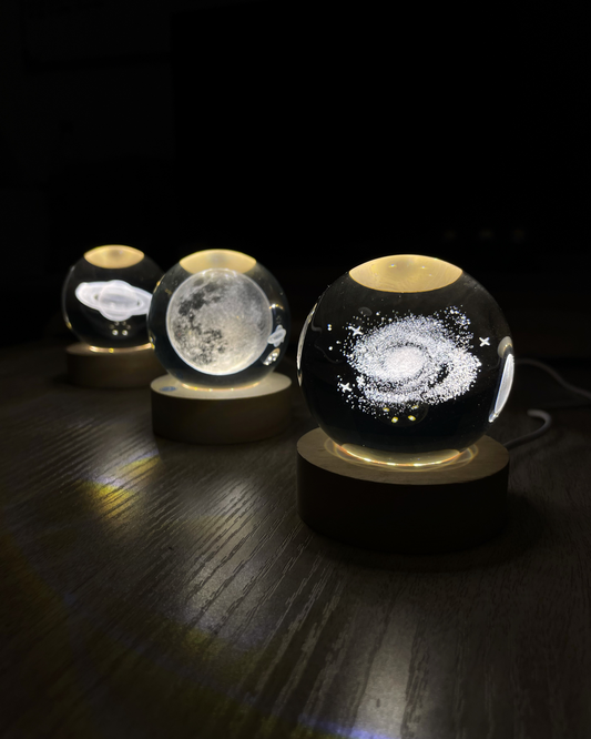 Mini Lámpara de Cristal 6 cm Diametro Diseño Estelar 1 unidad