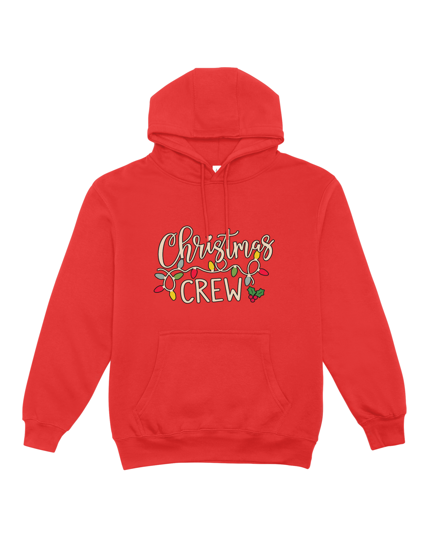 Hoodie Navideña "Christmas Crew"