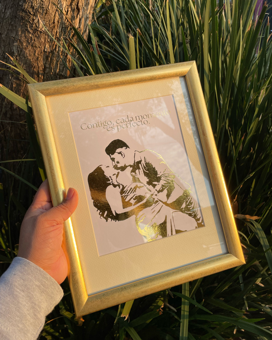 Golden Love Frame