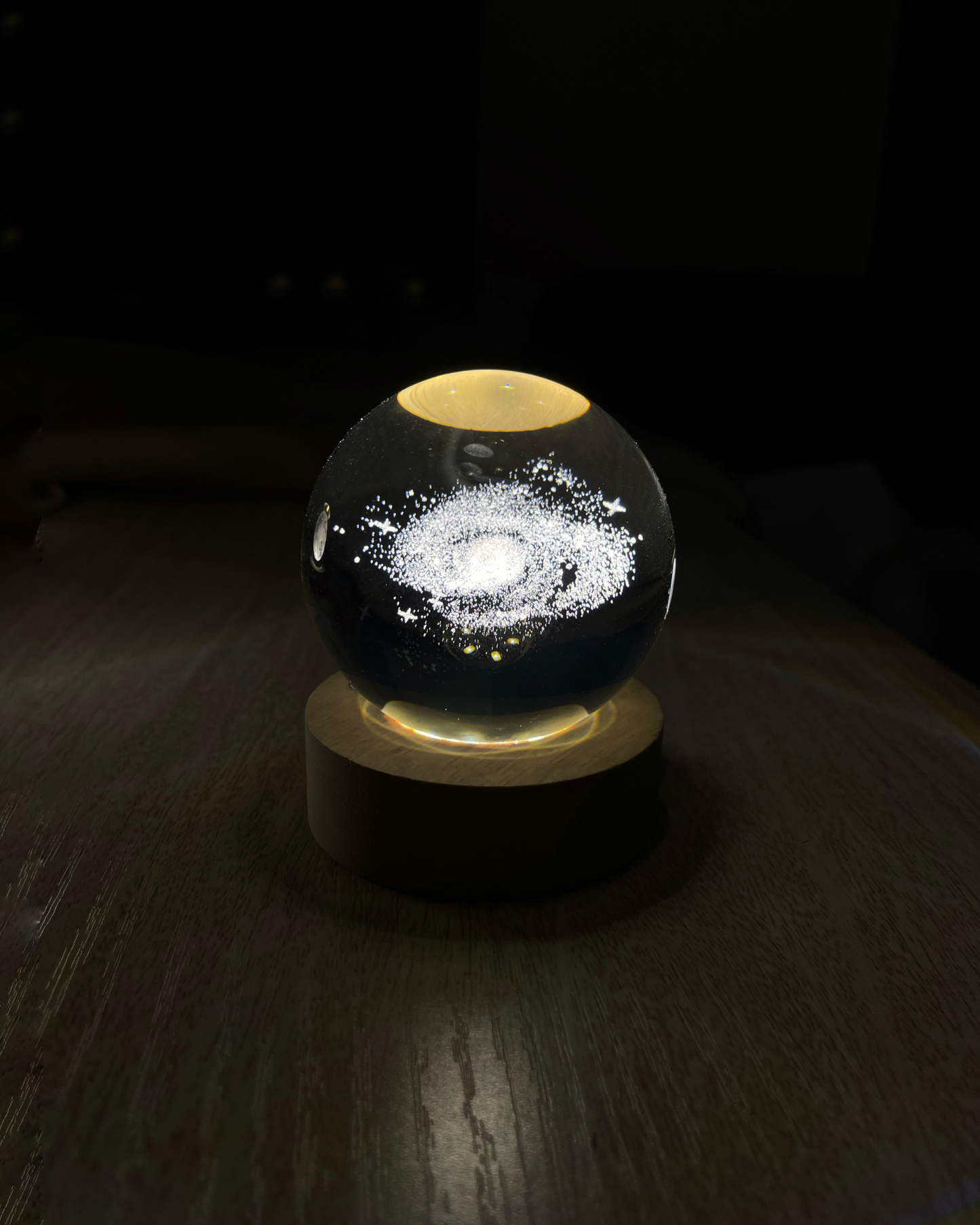 Mini Lámpara de Cristal 6 cm Diametro Diseño Estelar 1 unidad