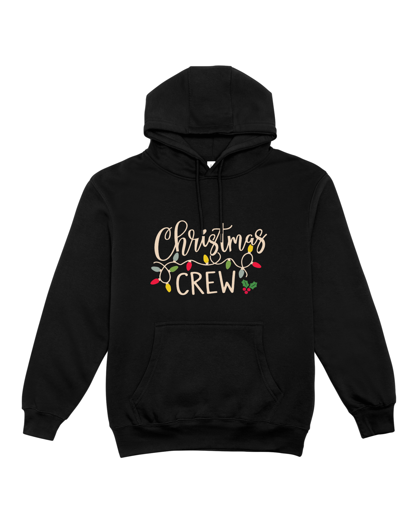 Hoodie Navideña "Christmas Crew"