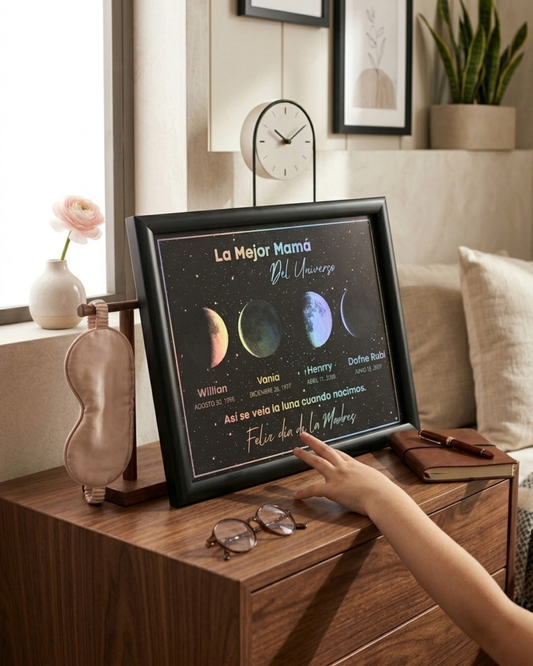 Mapa Lunar "La Mejor Mamá del Universo"