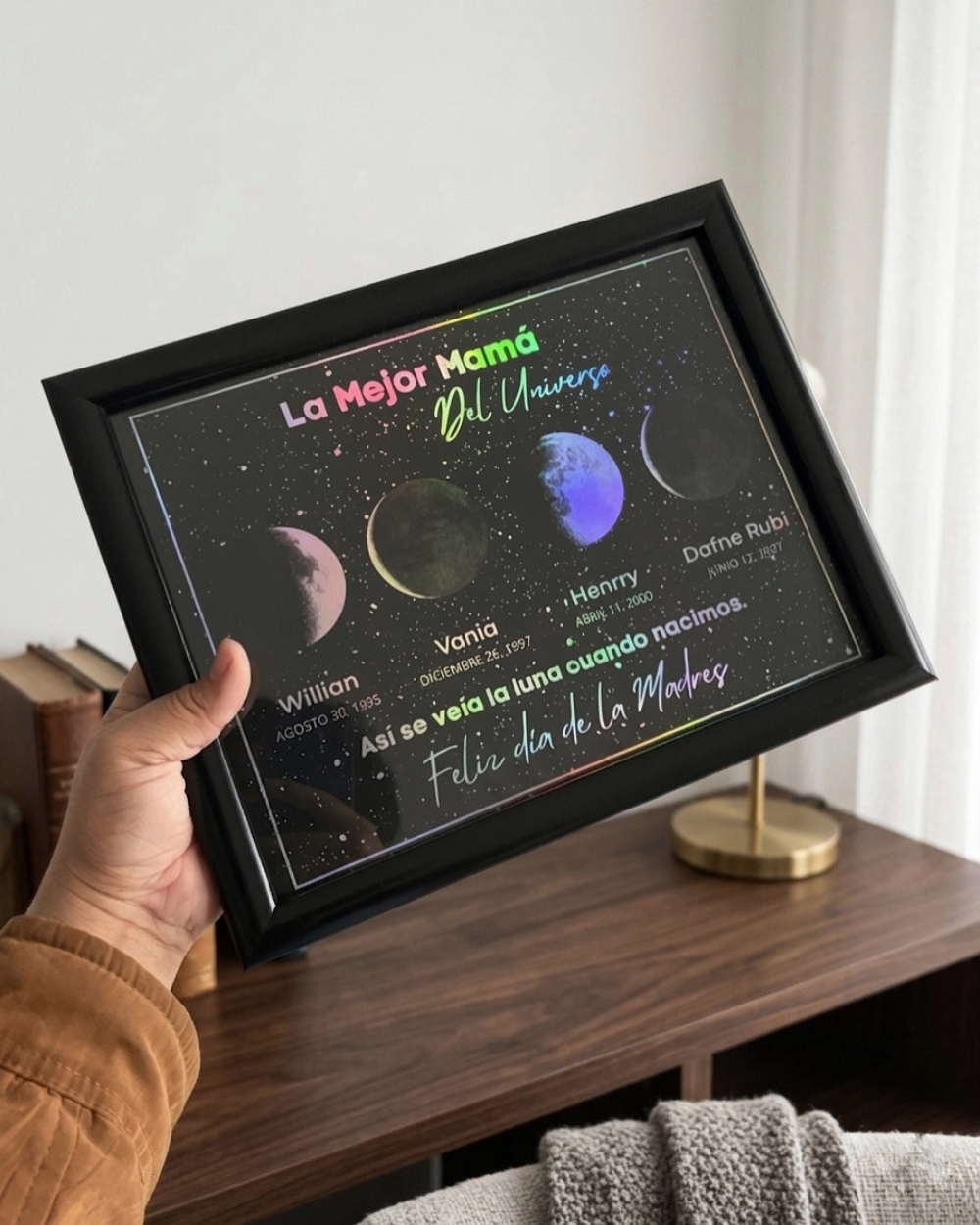 Mapa Lunar "La Mejor Mamá del Universo"