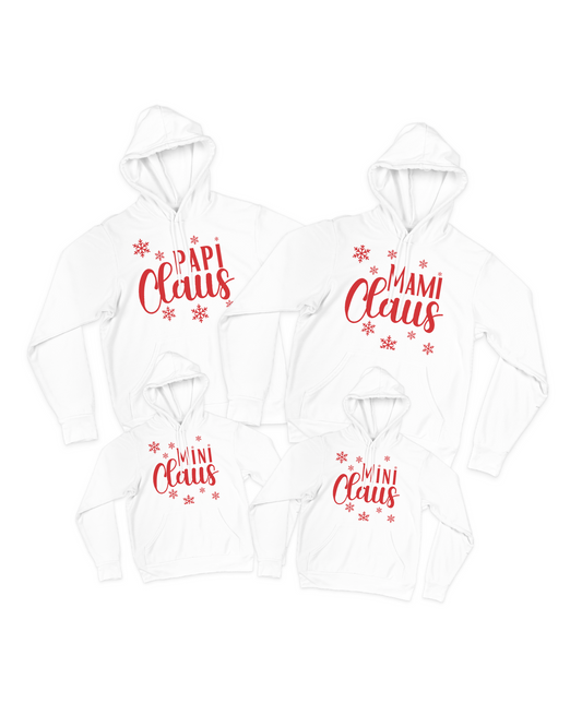 Hoodie Familiar - Diseño Claus (Arma tu paquete)