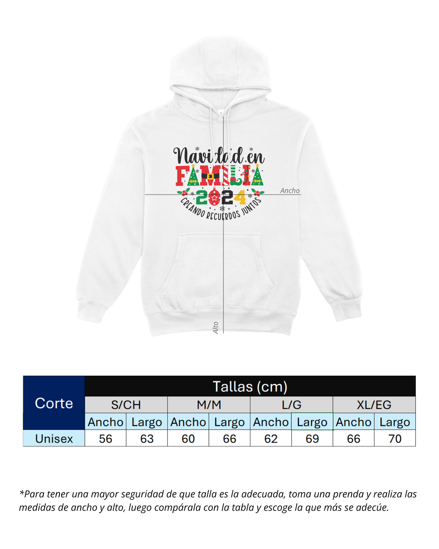 Hoodie Navideña "Navidad en Familia"