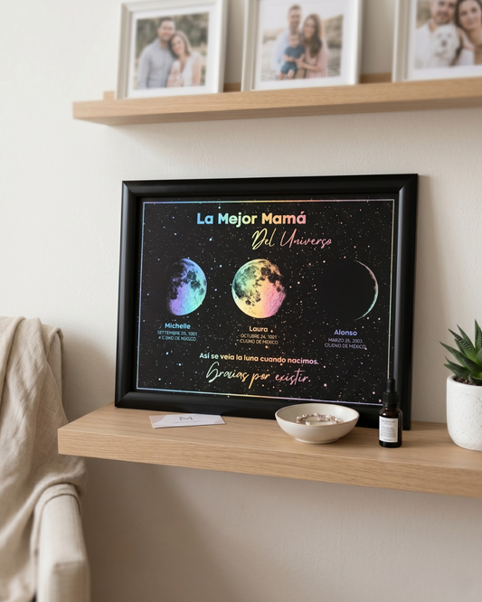 Mapa Lunar "La Mejor Mamá del Universo"