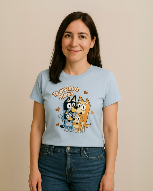 Playera para Mamá - Temática Bluey