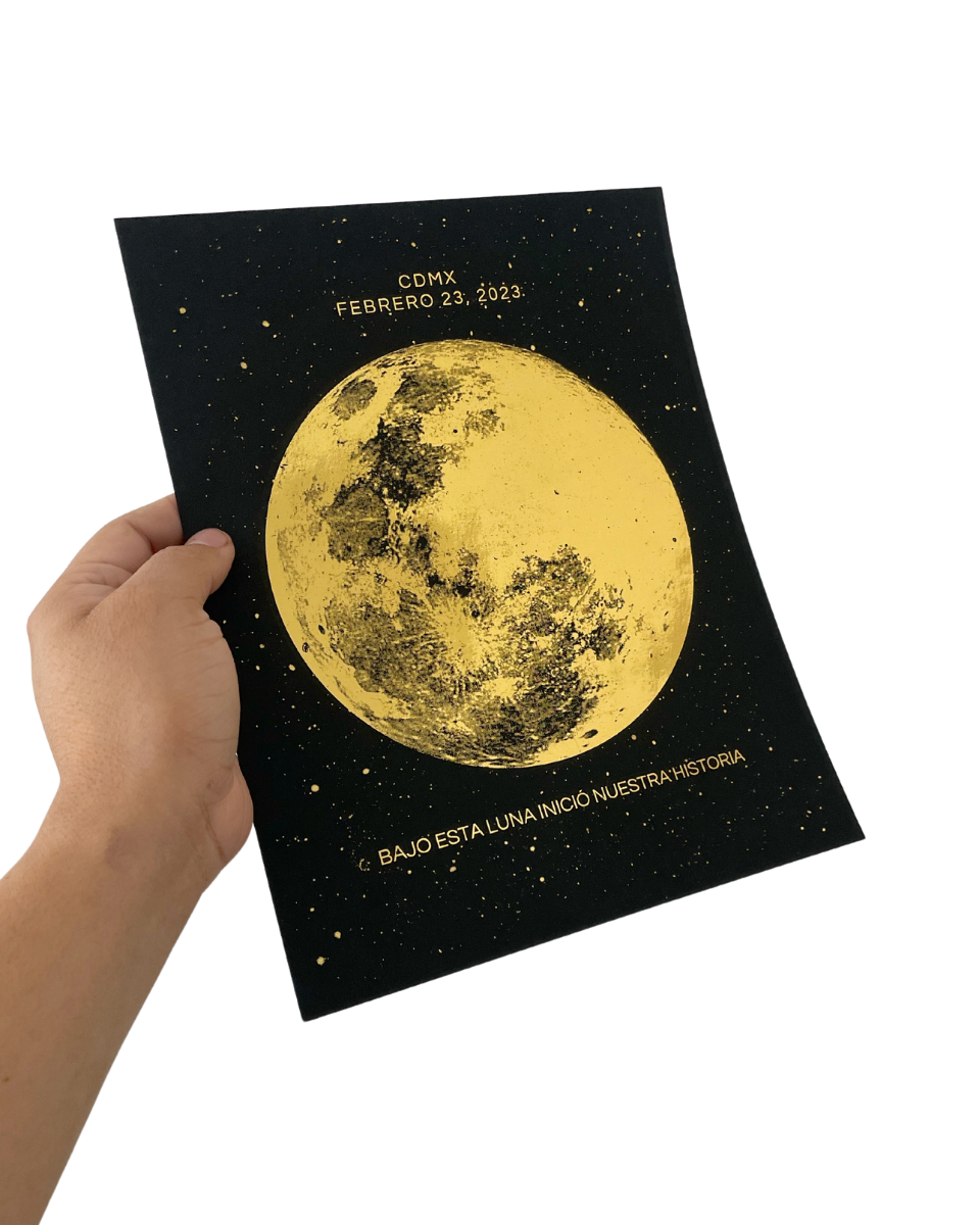 Mapa Lunar Holográfico (NEGATIVO DIGITAL)