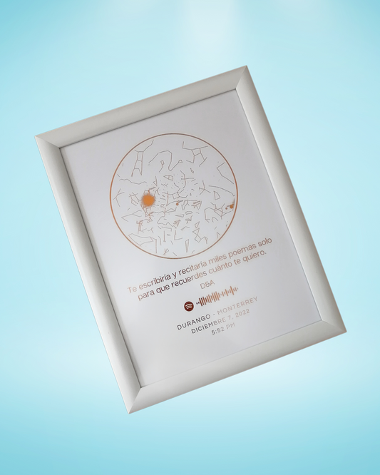 Mapa Estelar - Golden White