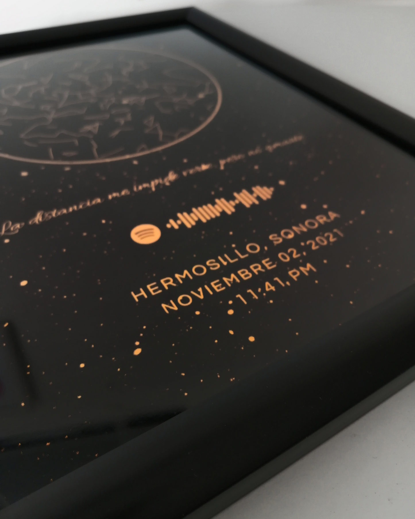 Mapa Estelar - Golden Black
