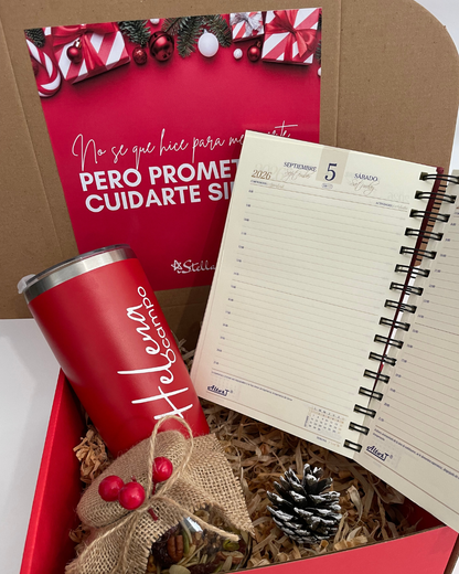 Gift Box Navideño con Agenda