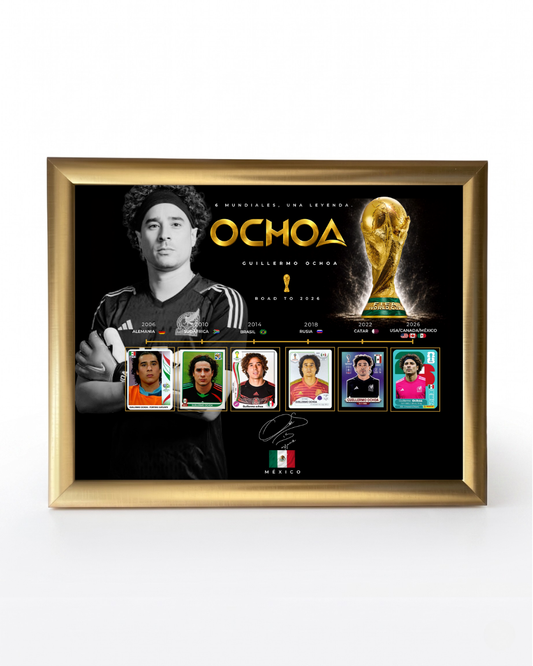 Cuadro Memo Ochoa — 6 Mundiales, Una Leyenda