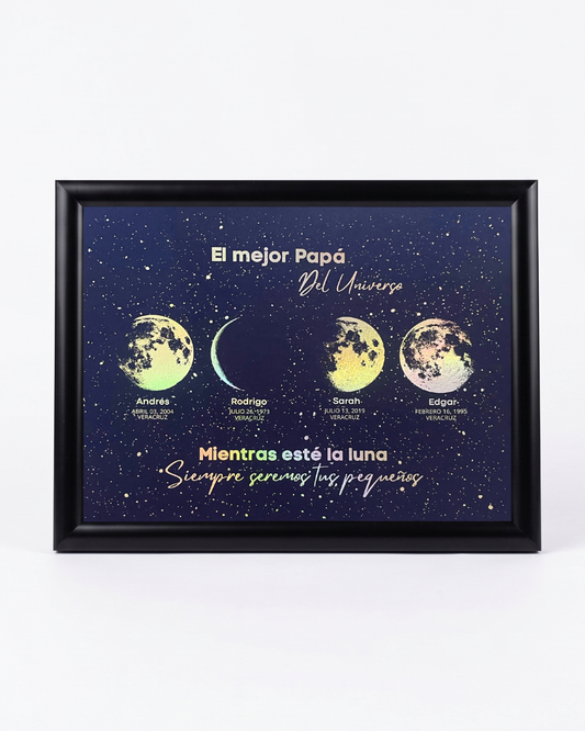 Mapa Lunar "El Mejor Papá del Universo"