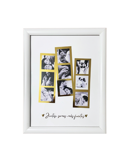 Cuadro Collage Golden Polaroid