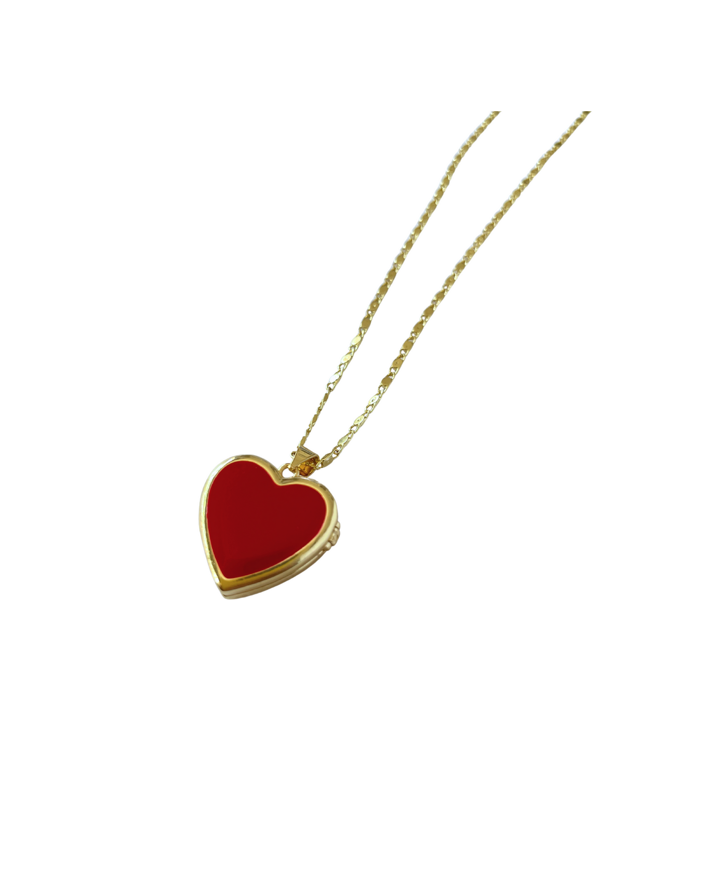 Relicario Corazón Personalizado con 2 Fotos