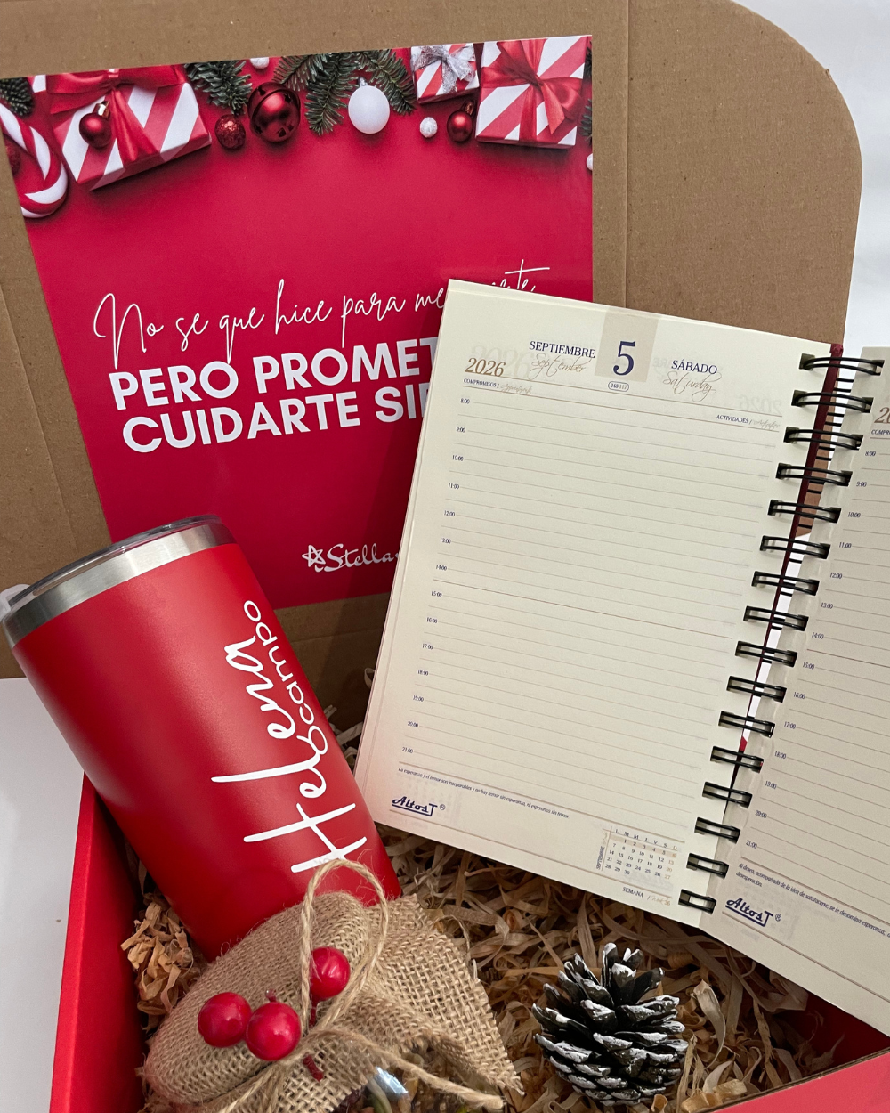 Gift Box Navideño con Agenda