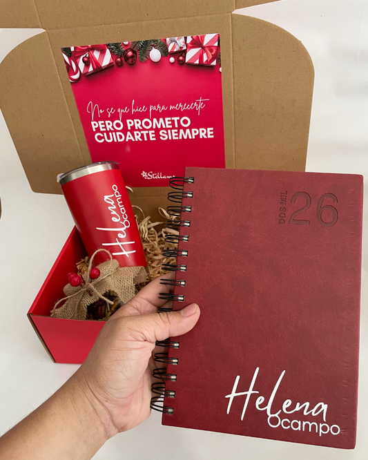 Gift Box Navideño con Agenda