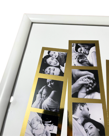 Cuadro Collage Golden Polaroid
