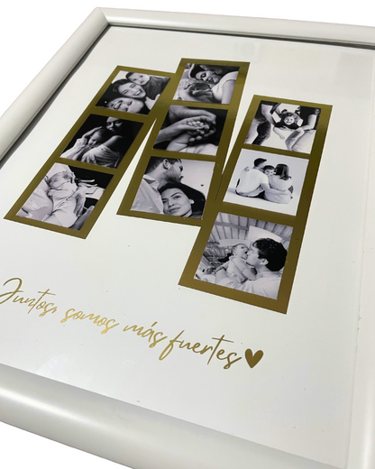 Cuadro Collage Golden Polaroid