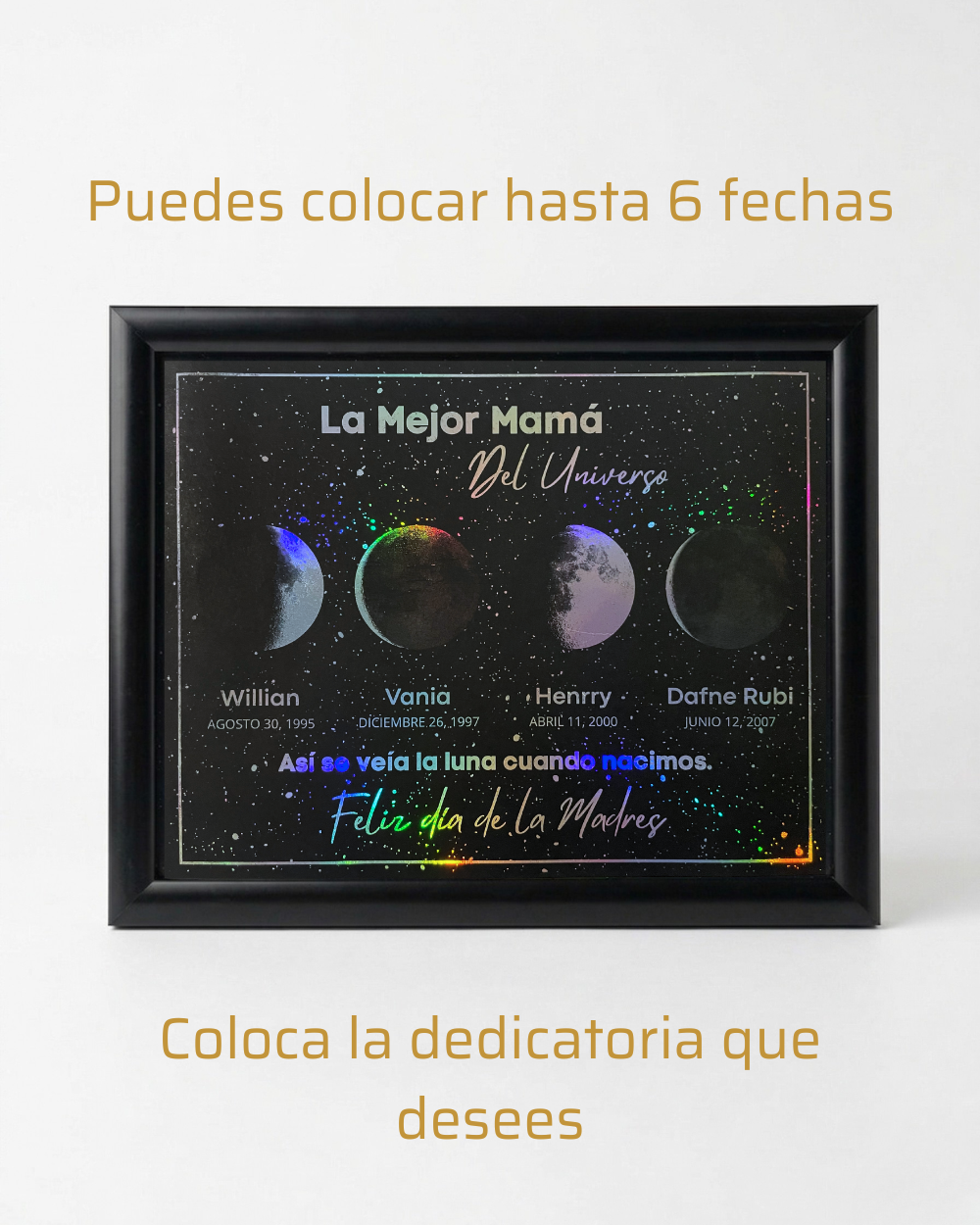 Mapa Lunar "La Mejor Mamá del Universo"