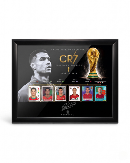 Cuadro CR7 — 6 Mundiales, Una Leyenda | Road to 2026