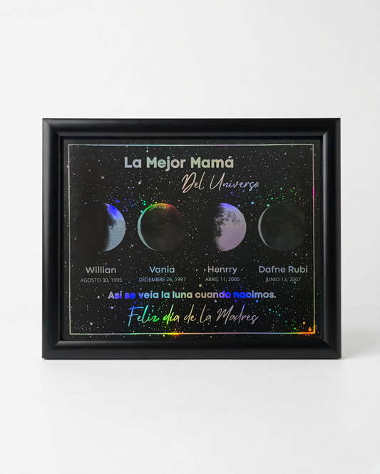 Mapa Lunar "La Mejor Mamá del Universo"