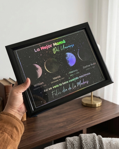 Mapa Lunar "La Mejor Mamá del Universo"
