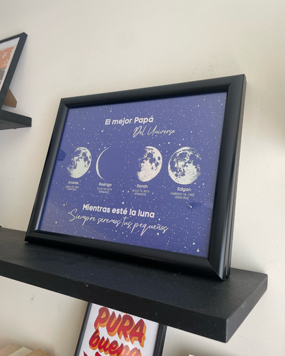 Mapa Lunar "El Mejor Papá del Universo"